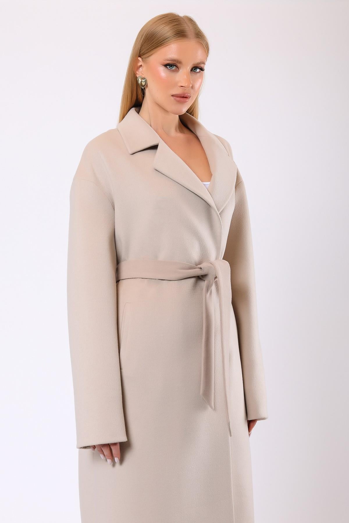 Beiger Kaschmirmantel Elizabeth, LC Leather Club