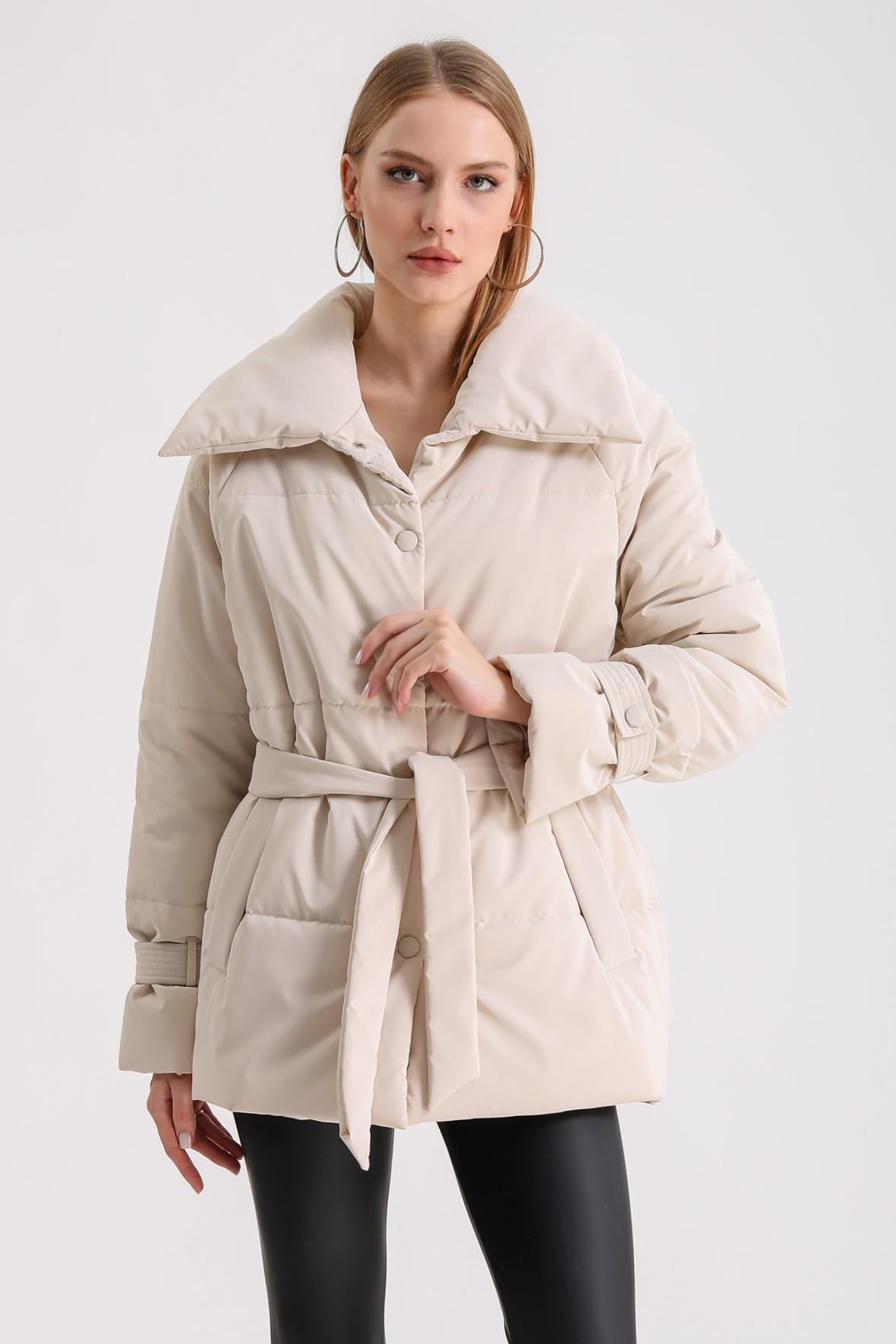 Manteau doudoune Desteny crème, LC Leather Club
