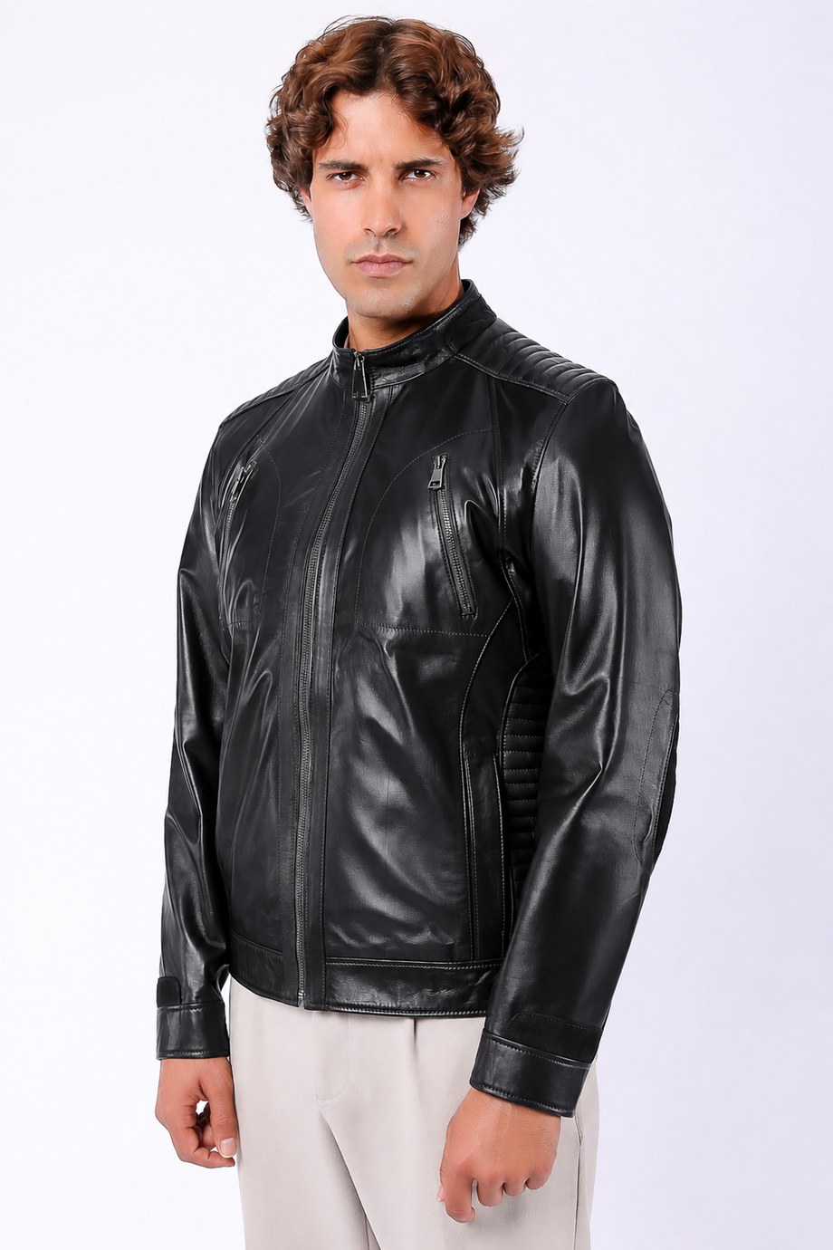 Siyah Romeo Hakiki Deri Ceket, LC Leather Club