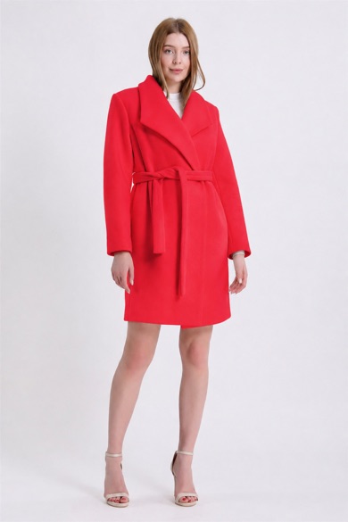 Manteau en cachemire grenade