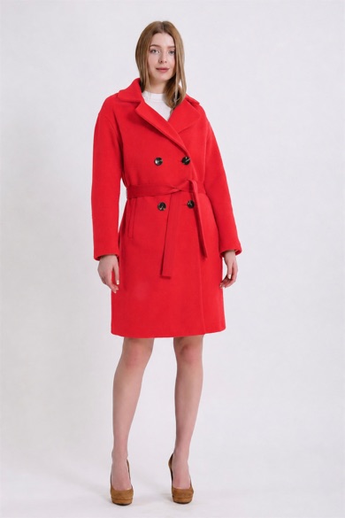 Manteau en cachemire grenade