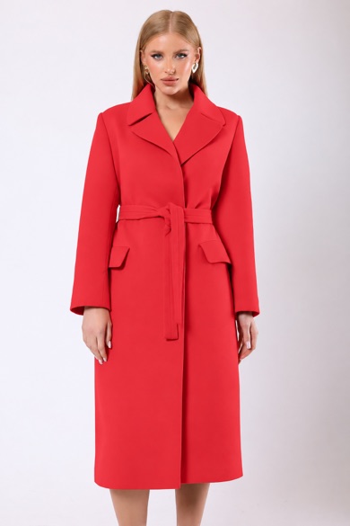 Manteau en cachemire grenade Rosalinda