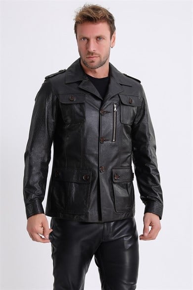 Veste Jumbo Commander noire