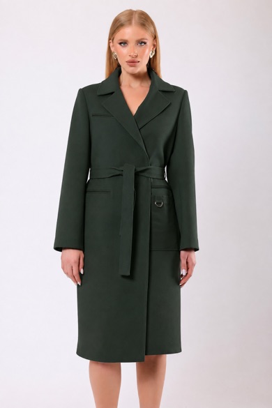 Manteau en cachemire Katherine vert